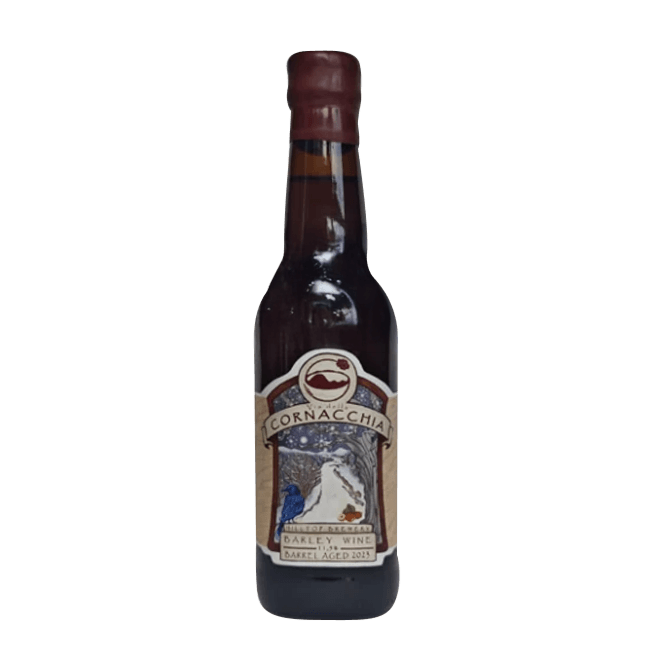 Bottiglia 33 Cl. della birra artigianale Via Della Cornacchia di Hilltop Brewery, Bassano Romano