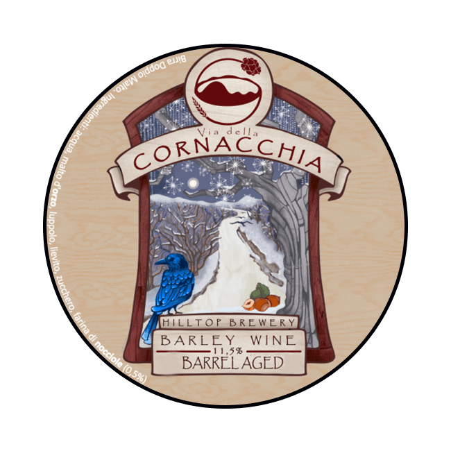 Polykeg 16 Lt. della birra artigianale Via Della Cornacchia di Hilltop Brewery, Bassano Romano