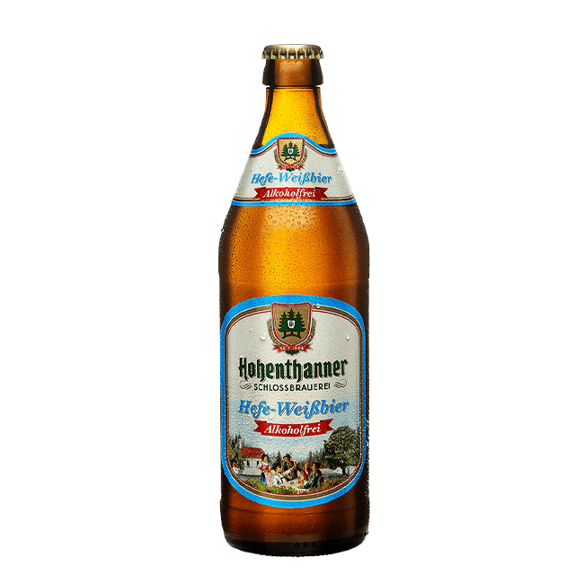 Hohenthanner Hohenthanner | Hefeweizen Alcohol Free | 0,5% | Bottiglia 50 Cl. 50 CL Organic Beer