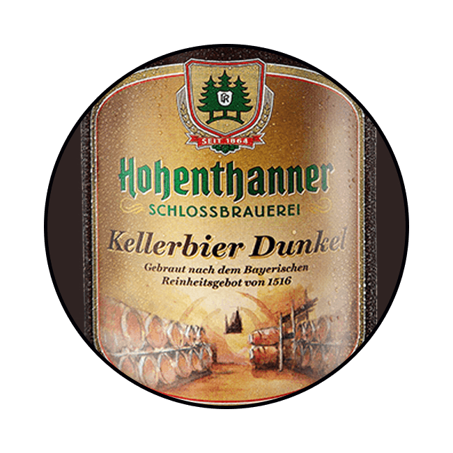 Fusto Acciaio 30 Lt. della birra artigianale Kellerbier Dunkel di Hohenthanner Schlossbrauerei, Hohenthann