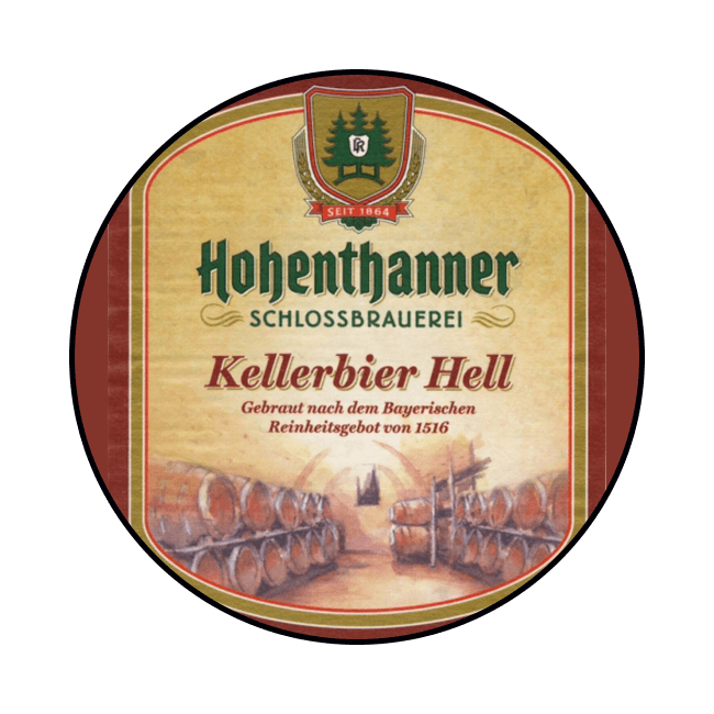 Fusto Acciaio 30 Lt. della birra artigianale Kellerbier Hell di Hohenthanner Schlossbrauerei, Hohenthann