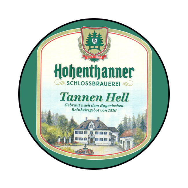 Hohenthanner Hohenthanner | Tannen Hell | 5,0% | Acciaio 30 Lt. Baionetta 30 LT ACCIAIO Organic Beer
