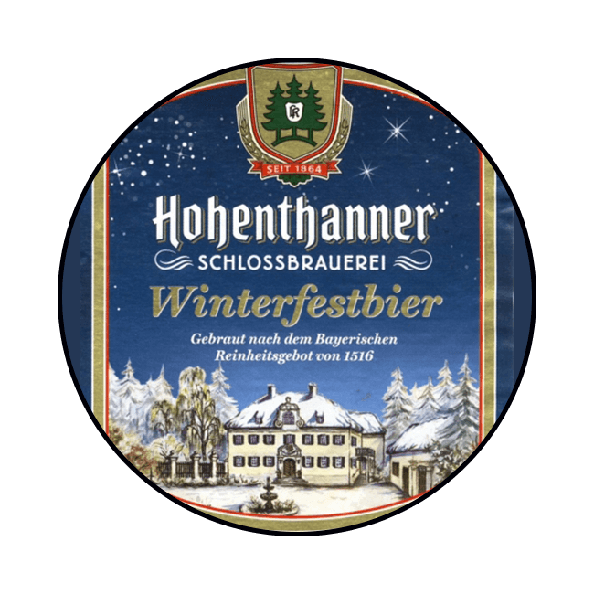 Fusto Acciaio 30 Lt. della birra artigianale Winterfestbier di Hohenthanner Schlossbrauerei, Hohenthann