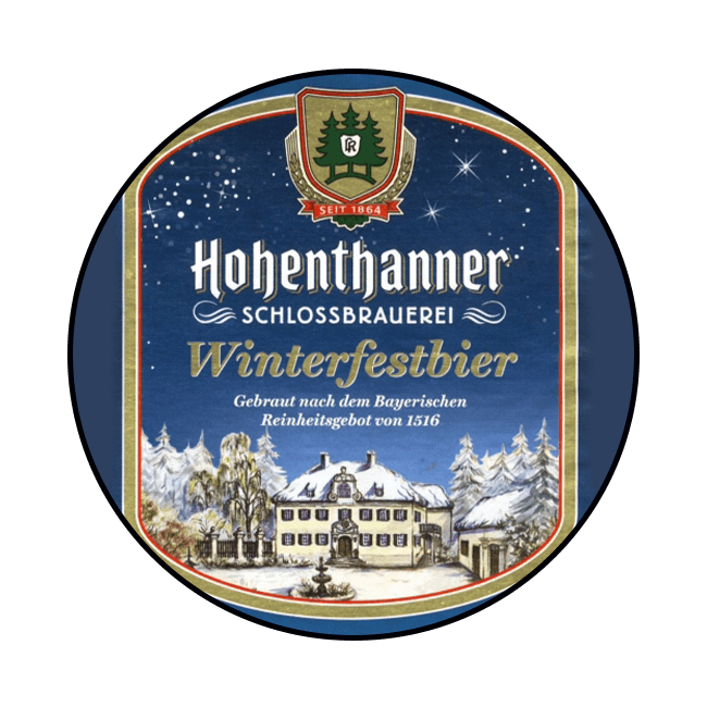 Fusto Acciaio 30 Lt. della birra artigianale Winterfestbier di Hohenthanner Schlossbrauerei, Hohenthann