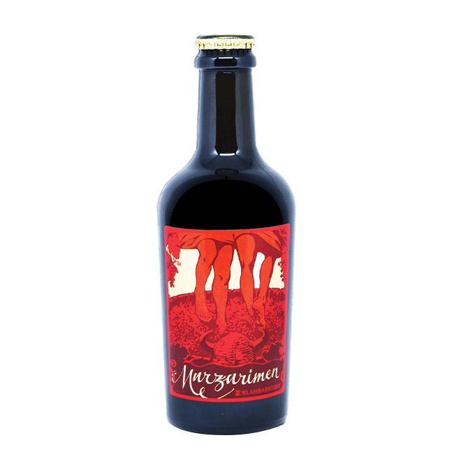Bottiglia 37,5 Cl. della birra artigianale Marzarimen di Klanbarrique, Trambileno