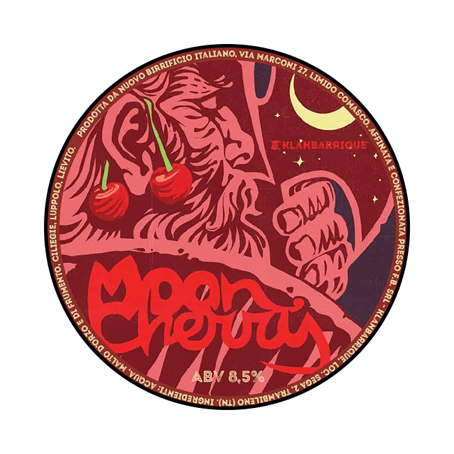 Keykeg con Sacca 20 Lt. della birra artigianale Moon Cherry di Klanbarrique, Trambileno