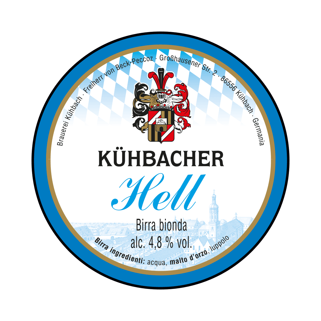 Fusto Acciaio 20 Lt. della birra artigianale Hell di Kuhbacher Schlossbrauerei, Kühbach