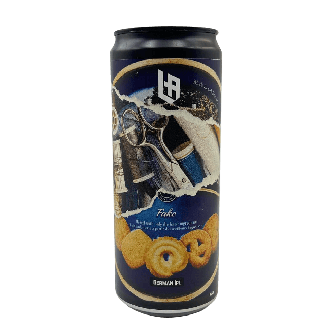 Lattina 33 Cl. della birra artigianale Fake di LA Brewery, Bernareggio