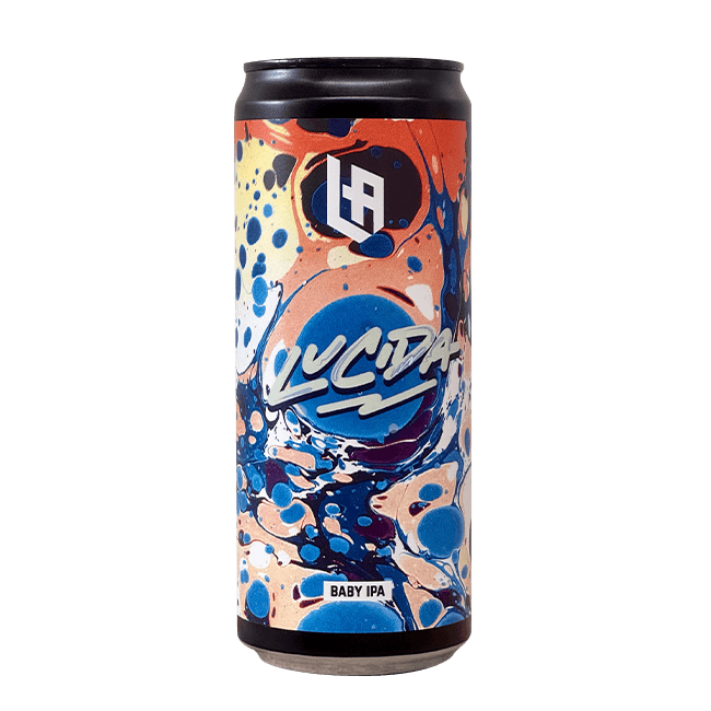 Lattina 33 Cl. della birra artigianale Lucida Gluten Free di LA Brewery, Bernareggio