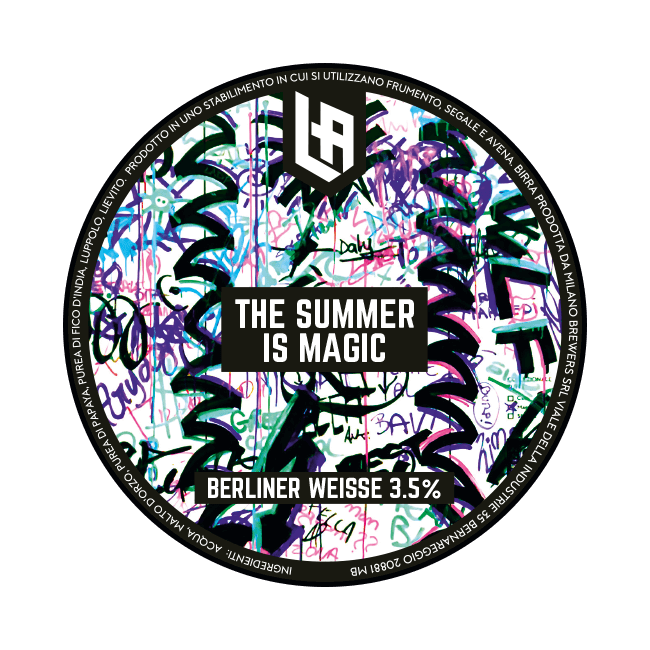 Fusto Acciaio 20 Lt. della birra artigianale The Summer Is Magic di LA Brewery, Bernareggio