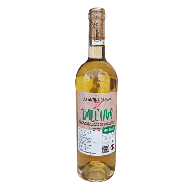 La Cantina Di Enza La Cantina Di Enza | Dall'Uva Bianco | 12,0% | Vino Bianco 75 Cl. 75 CL Organic Beer