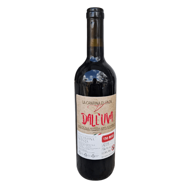 La Cantina Di Enza La Cantina Di Enza | Dall'Uva Rosso | 12,5% | Vino Rosso 75 Cl. 75 CL Organic Beer