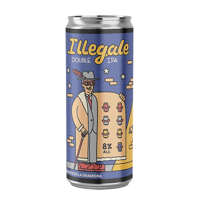 La Gramigna La Gramigna | Illegale | 8,0% | Lattina 33 Cl. 33 CL Organic Beer