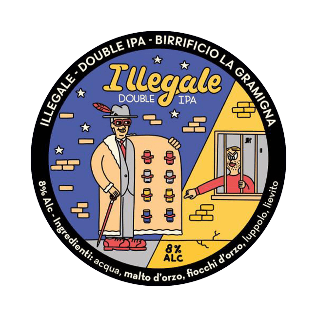 La Gramigna La Gramigna | Illegale | 8,0% | Polykeg 24 Lt. 24 LT Organic Beer