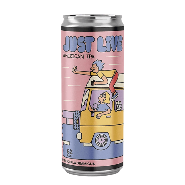 La Gramigna La Gramigna | Just Live | 6,0% | Lattina 33 Cl. 33 CL Organic Beer