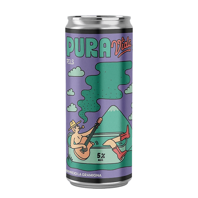 La Gramigna La Gramigna | Pura Vida | 5,0% | Lattina 33 Cl. 33 CL Organic Beer