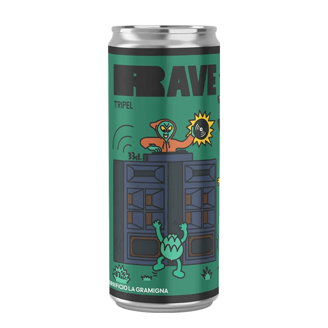 La Gramigna La Gramigna | Rave | 8,3% | Lattina 33 Cl. 33 CL Organic Beer