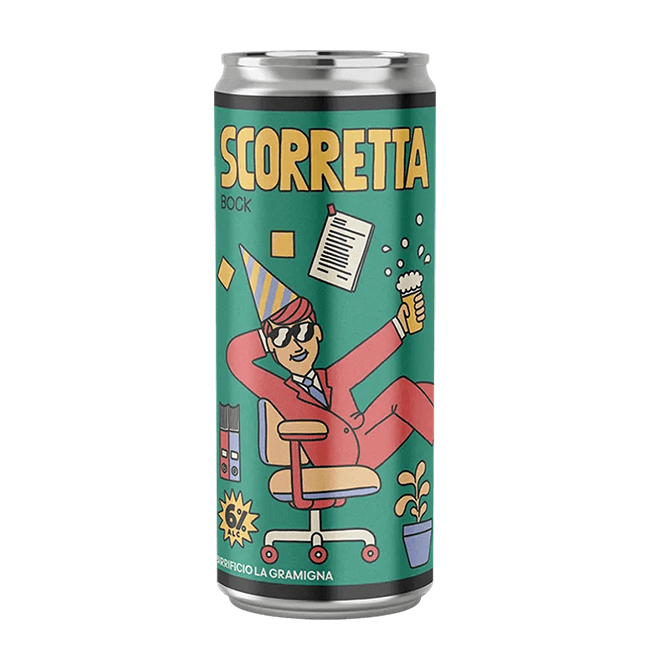 La Gramigna La Gramigna | Scorretta | 6,0% | Lattina 33 Cl. 33 CL Organic Beer