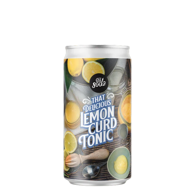 GBG Soda | Lemon Curd | Alcohol Free | Lattina 25 Cl.