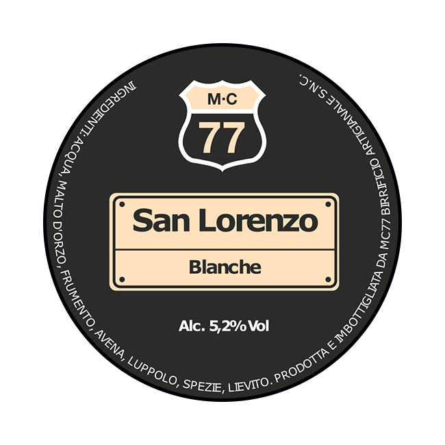 MC77 MC77 | San Lorenzo | 5,5% | Polykeg 24 Lt. 24 LT Organic Beer