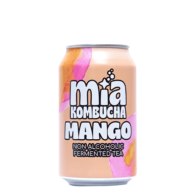 Mia Kombucha MIA Kombucha | Mango | Lattina 33 Cl. 33 CL Organic Beer