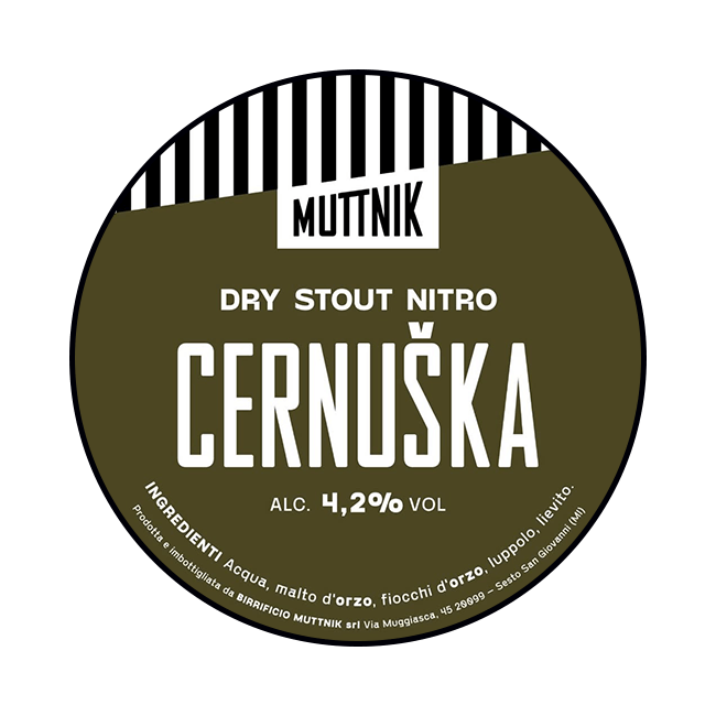 Muttnik Muttnik | Cernuska | 4,2% | Acciaio 20 Lt. 20 LT ACCIAIO Organic Beer
