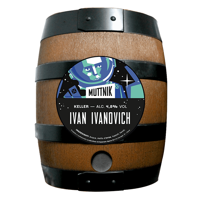 Muttnik Muttnik | Ivan Ivanovich Gluten Free | 4,7% | Botticella 10 Lt. 10 LT Organic Beer