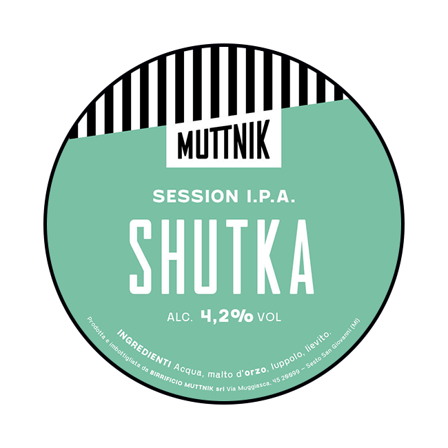 Muttnik Muttnik | Shutka | 4,0% | Acciaio 20 Lt. Baionetta 20 LT ACCIAIO Organic Beer