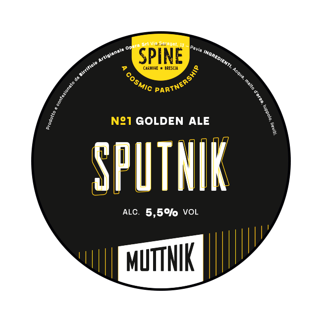 Muttnik Muttnik | Sputnik 01 | 5,5% | Acciaio 20 Lt. 20 LT ACCIAIO Organic Beer