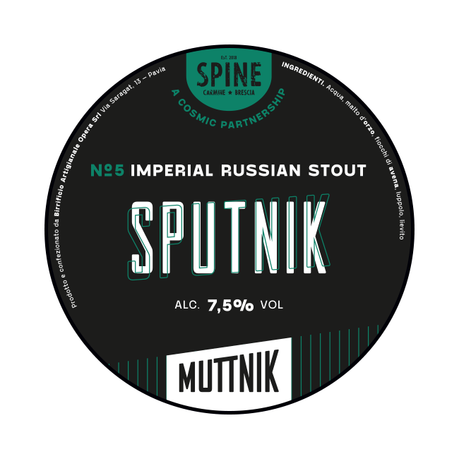 Muttnik Muttnik | Sputnik #5 | 7,5% | Acciaio 20 Lt. 20 LT ACCIAIO Organic Beer