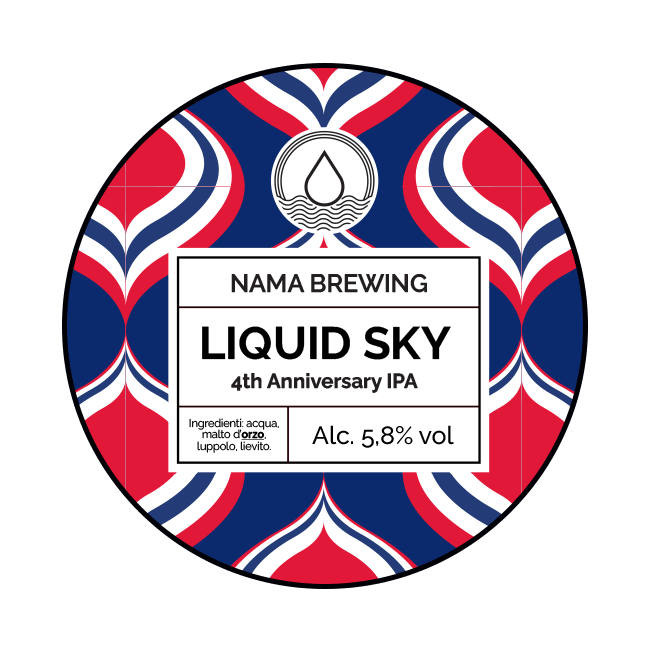 Nama Brewing NAMA Brewing | Liquid Sky 4Th Anniversary Edition | 5,8% | Polykeg 24 Lt. 24 LT Organic Beer