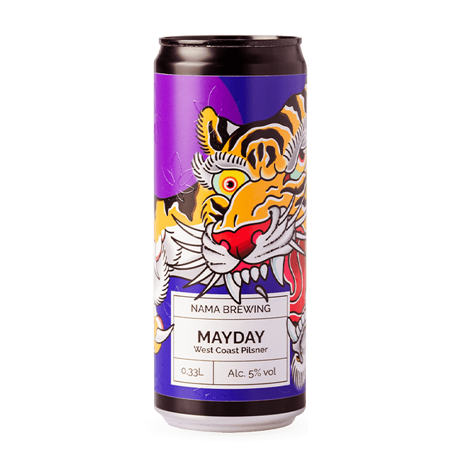 Nama Brewing Nama Brewing | Mayday | 5,0% | Lattina 33 Cl. 33 CL Organic Beer