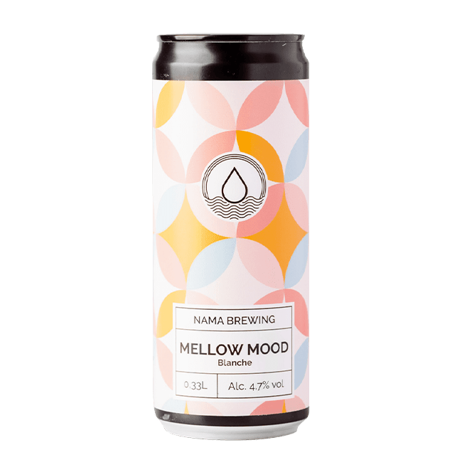 Nama Brewing Nama Brewing | Mellow Mood | 4,7% | Lattina 33 Cl. 33 CL Organic Beer