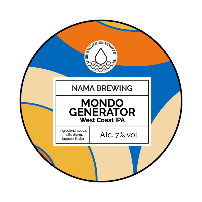 Nama Brewing Nama Brewing | Mondo Generator | 7,0% | Acciaio 20 Lt. Baionetta 20 LT ACCIAIO Organic Beer