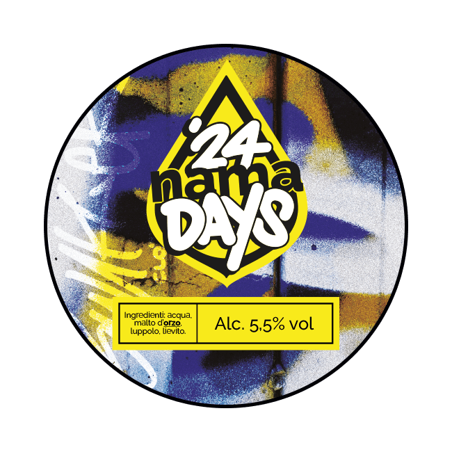 Fusto Acciaio 20 Lt. della birra artigianale Nama Days 24 di NAMA Brewing, Treviglio