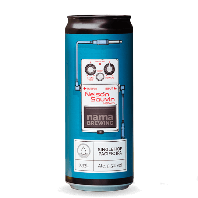 Lattina 33 Cl. della birra artigianale Nelson Sauvin di NAMA Brewing, Treviglio
