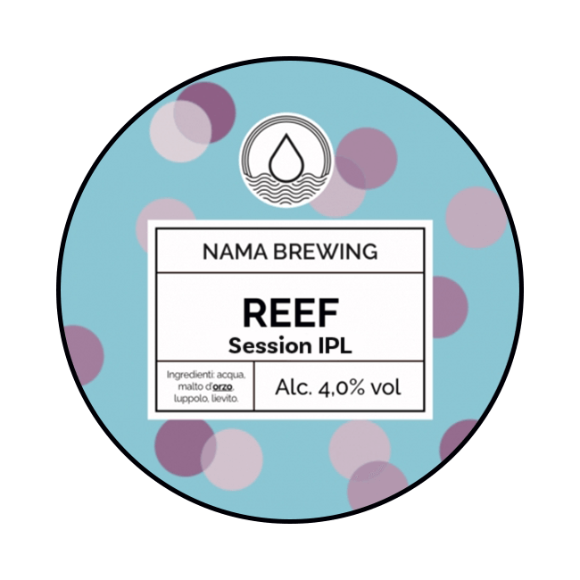 Nama Brewing NAMA Brewing | Reef | 4,0% | Acciaio 20 Lt. Baionetta 20 LT ACCIAIO Organic Beer