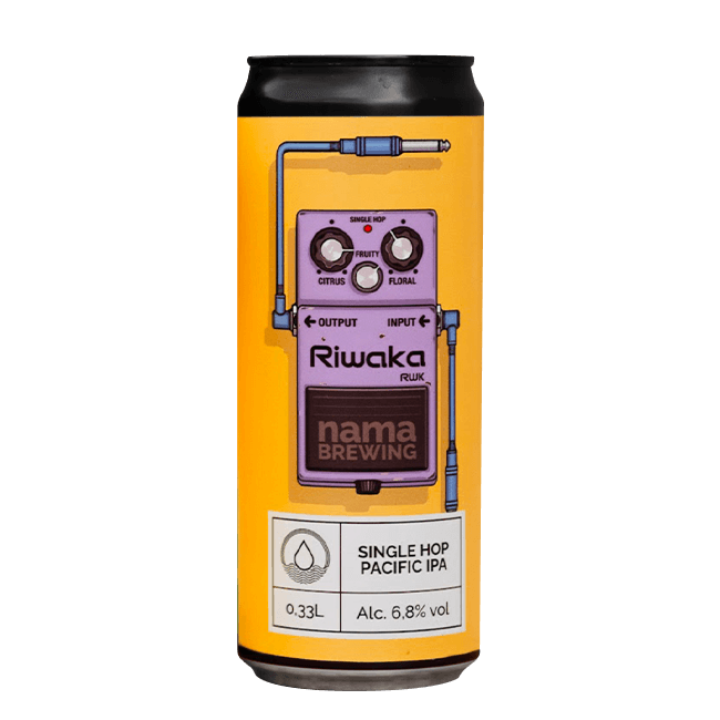 Lattina 33 Cl. della birra artigianale Riwaka di NAMA Brewing, Treviglio