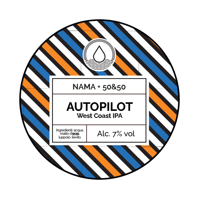Nama Brewing Nama Brewing x 50&50 | Autopilot | 7,0% | Acciaio 20 Lt. 20 LT ACCIAIO Organic Beer