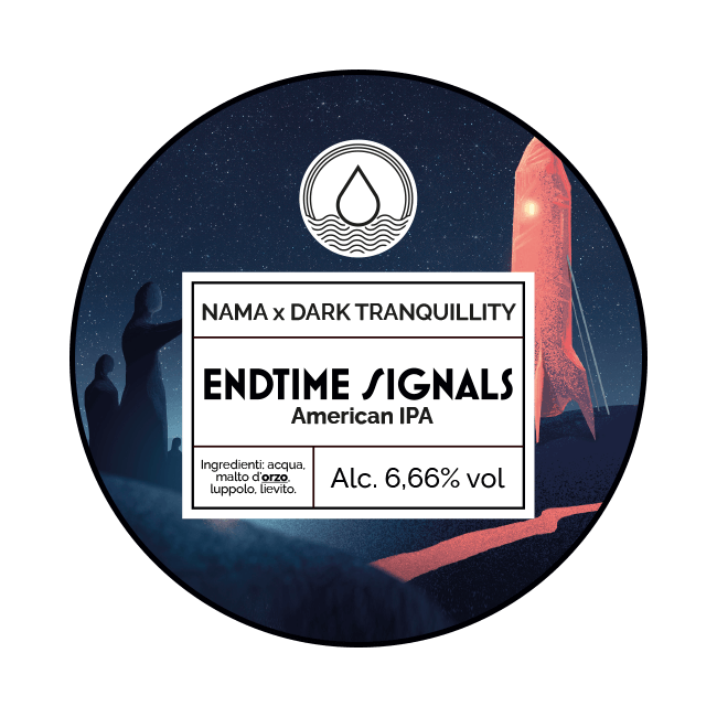 Nama Brewing NAMA Brewing x Dark Tranquillity | Endtime Signals | 6,66% | Acciaio 20 Lt. 20 LT ACCIAIO Organic Beer