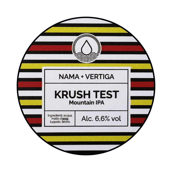 Nama Brewing Nama Brewing x Vertiga | Krush Test | 6,6% | Acciaio 20 Lt. 20 LT ACCIAIO Organic Beer