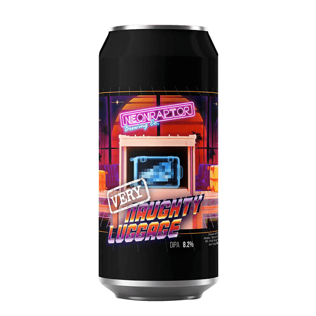 Neon Raptor Neon Raptor | Very Naughty Luggage | 8,0% | Lattina 44 Cl. 44 CL Organic Beer