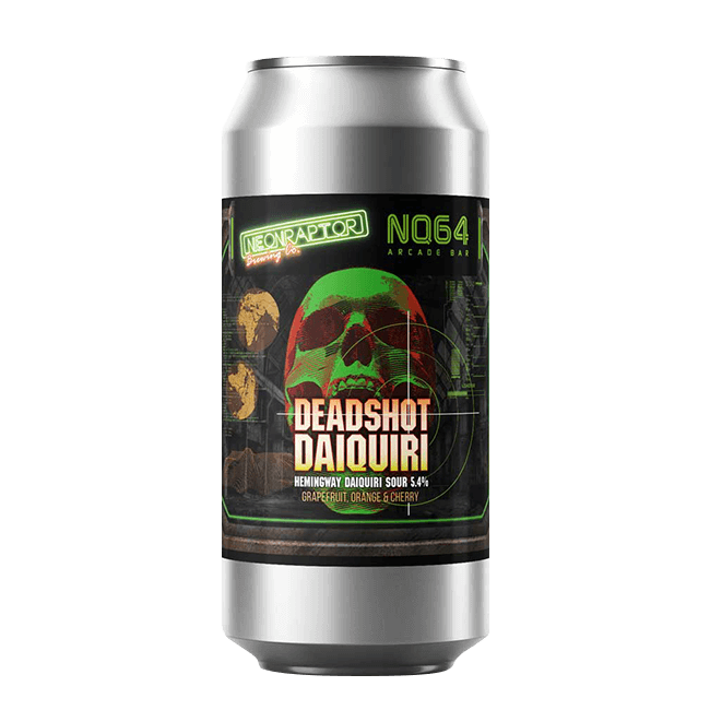 Neon Raptor Neon Raptor x NQ64 | Deadshot Daiquiri | 5,4% | Lattina 44 Cl. 44 CL Organic Beer