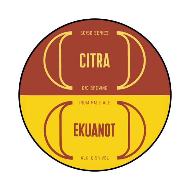 Keykeg 30 Lt. della birra artigianale 50/50 Citra Ekuanot di O/O Brewing, Göteborg