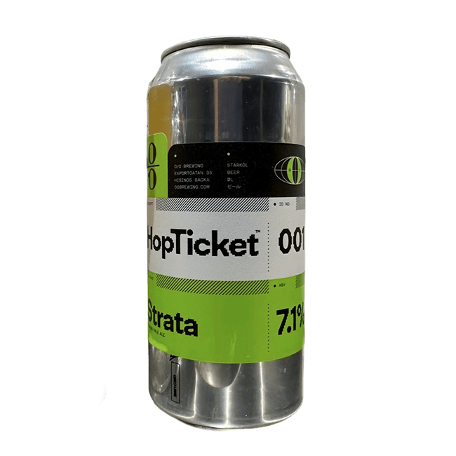 Lattina 44 Cl. della birra artigianale Hop Ticket di O/O Brewing, Göteborg