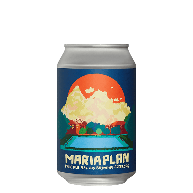 Lattina 33 Cl. della birra artigianale Mariaplan di O/O Brewing, Göteborg
