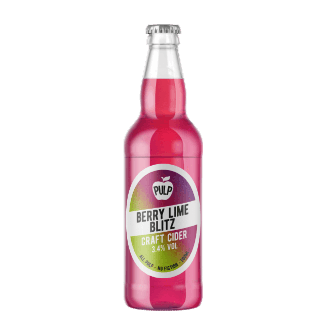 Bottiglia 50 Cl. del sidro artigianale Pulp Cider Berry Lime Blitz