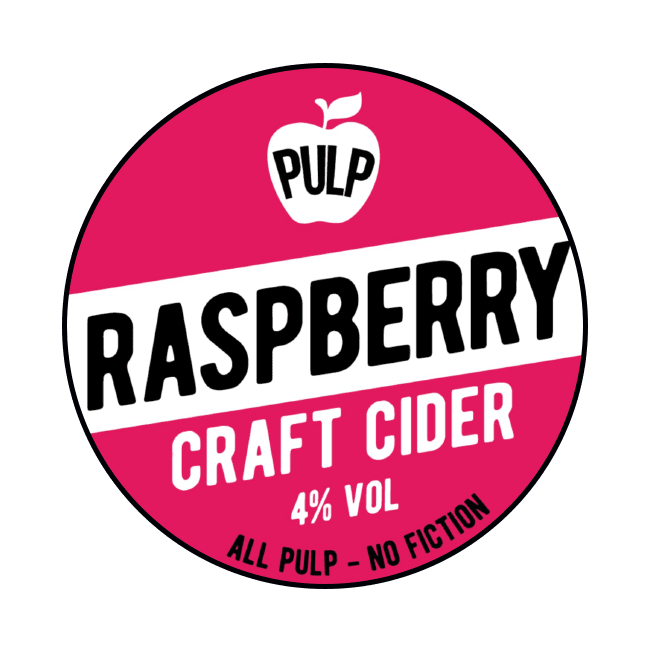Pulp Cider Pulp Cider | Raspberry | 4,0% | Bag in Box 20 Lt. 20 LT Organic Beer