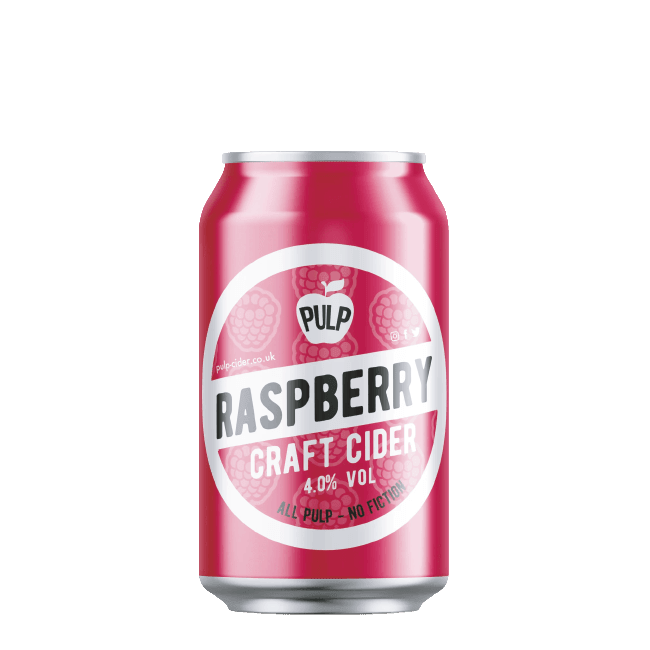 Pulp Cider Pulp Cider | Raspberry | 4,0% | Lattina 33 Cl. 33 CL Organic Beer