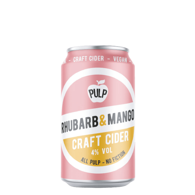 Pulp Cider Pulp Cider | Rhubarb & Mango | 4,0% | Lattina 33 Cl. 33 CL Organic Beer